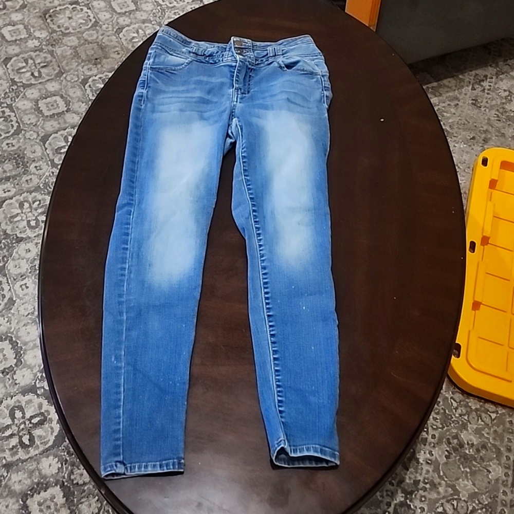 Wax jeans butt I love you women high rise skinny jeans size 3